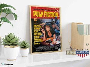 Pulp Fiction Movie Poster Best Picture 1994 Cannes Film Festival