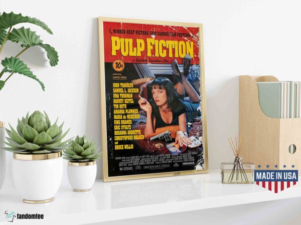 Pulp Fiction Poster Best Picture 1994 Cannes Film Festival
