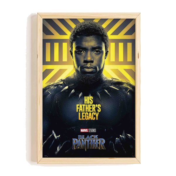 His Father’s Legacy Chadwick Boseman Black Panther Poster