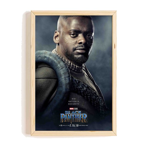 His Nation’s Security W’Kabi Daniel Kaluuya Black Panther Poster