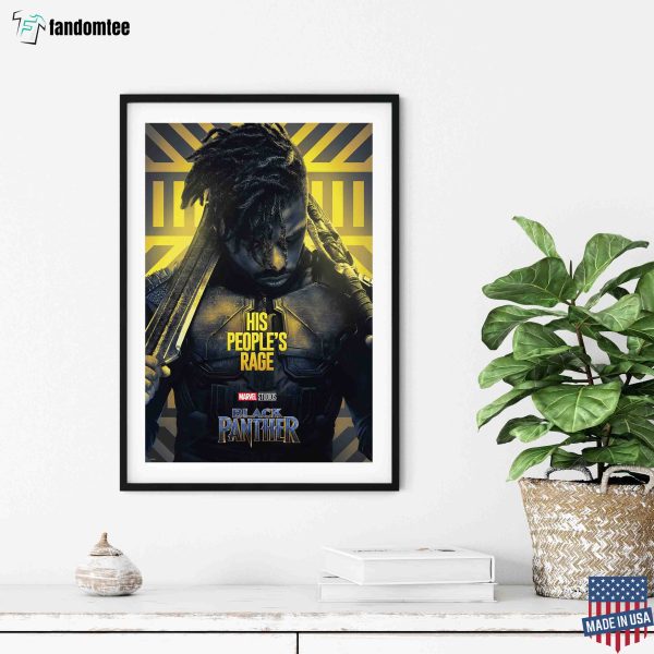 His People’s Rage Killmonger Black Panther Poster