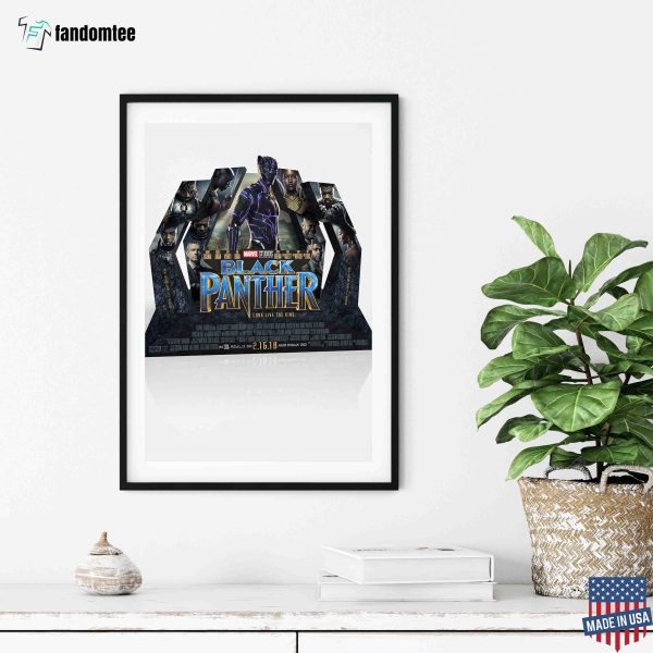 Long Live The King Black Panther Poster