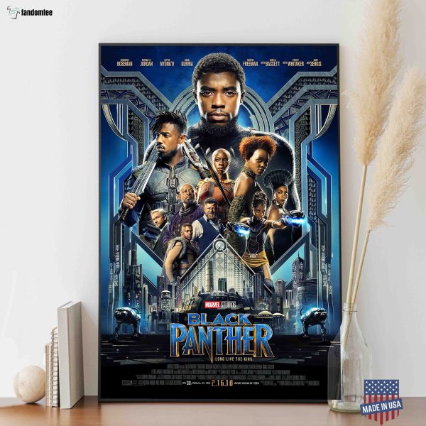 Long Live The King Marvel Black Panther Poster