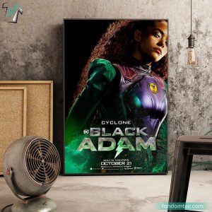 Black Adam Cyclone Black Adam DC Poster - Great Gifts For Movie Geeks