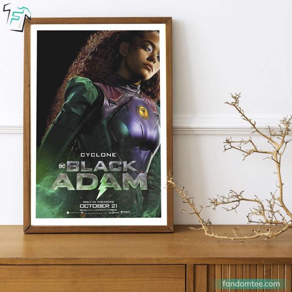 Black Adam Cyclone Black Adam DC Poster