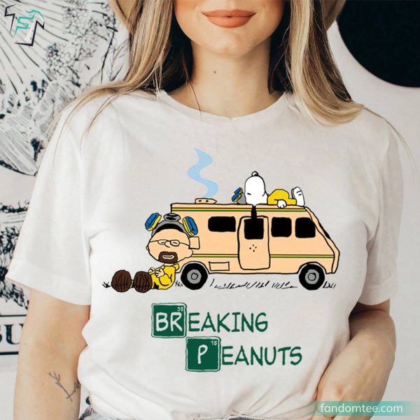 Breaking Peanuts Charlie Brown And Snoopy Shirt Breaking Bad Merch