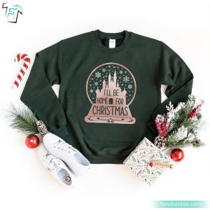 Disney Christmas Shirts Ill Be Home For Christmas Gifts For Disney Lovers 4
