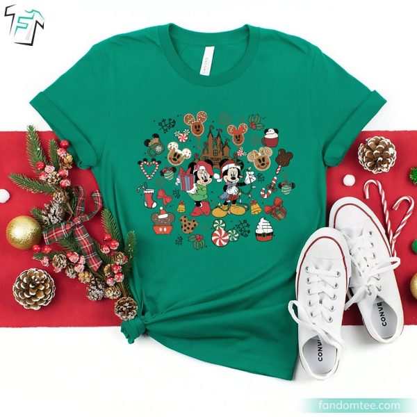 Disney Mickey And Minnie Christmas Shirt