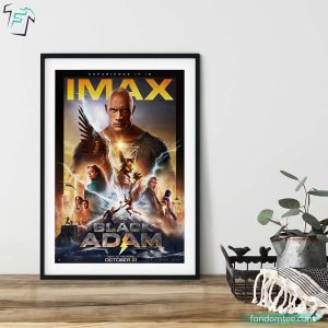 Dwayne Johnson Black Adam First Appearance Poster 2