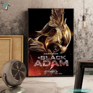 Hawkman Black Adam DC Poster 2