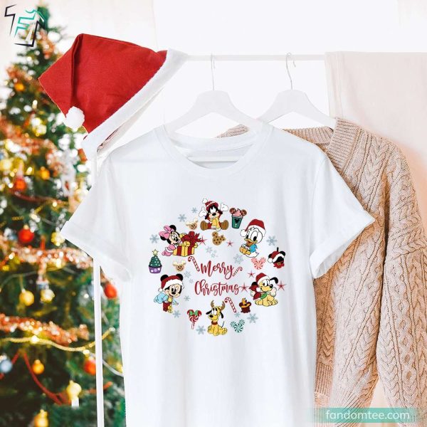Merry Christmas Mickey Christmas Shirts Mickey Mouse And Friends