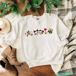 Mickey And Friends Disney Christmas Shirts 3