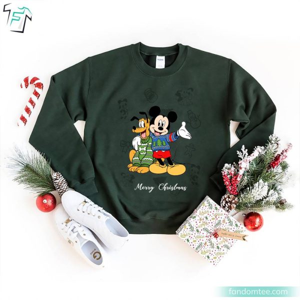 Mickey And Friends Disney Pluto Shirt Disney Christmas Shirts