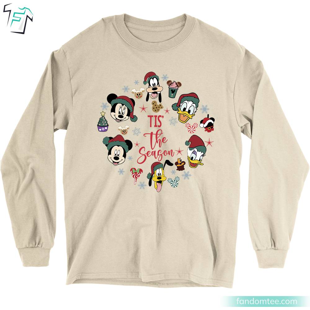 'Tis The Season Mickey Christmas Shirts Mickey And Friends