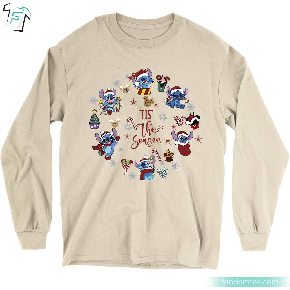 'Tis The Season Stitch Christmas Shirt