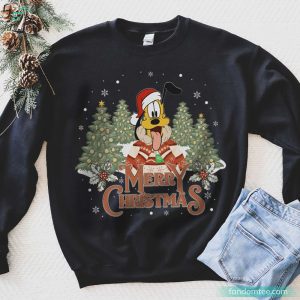 Vintage Disney Pluto Shirt Disney Christmas Shirts 3