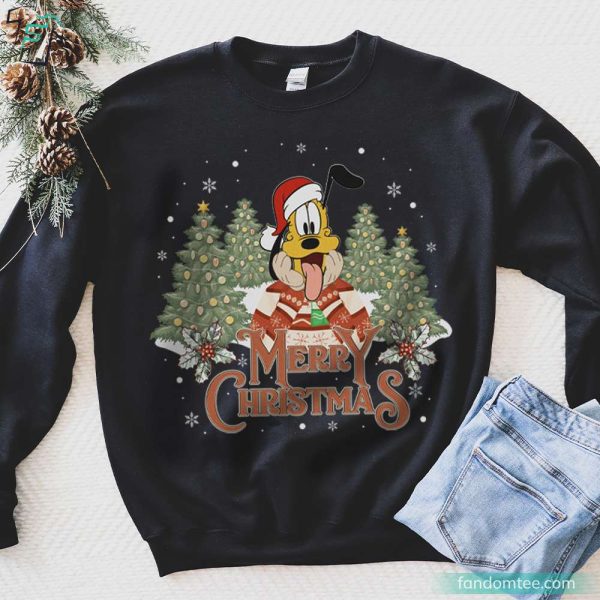 Vintage Disney Pluto Shirt Disney Christmas Shirts