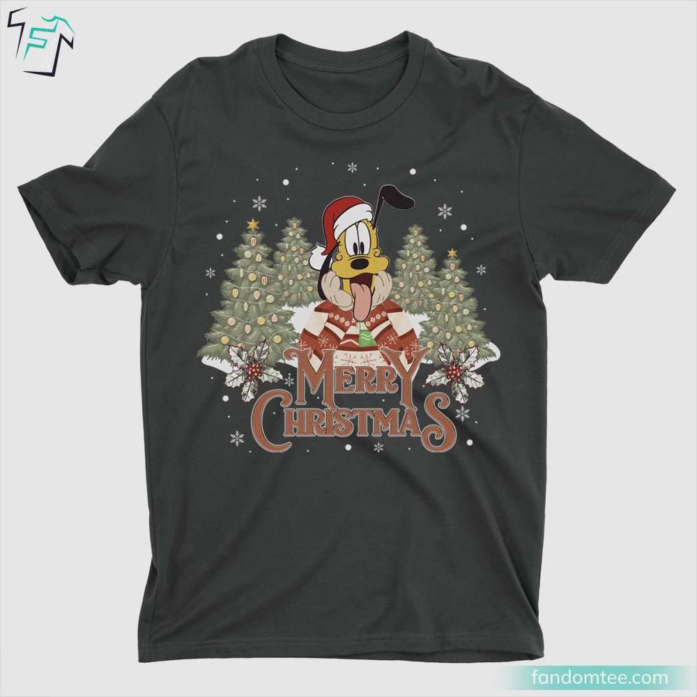 Vintage Disney Pluto Shirt Disney Christmas Shirts