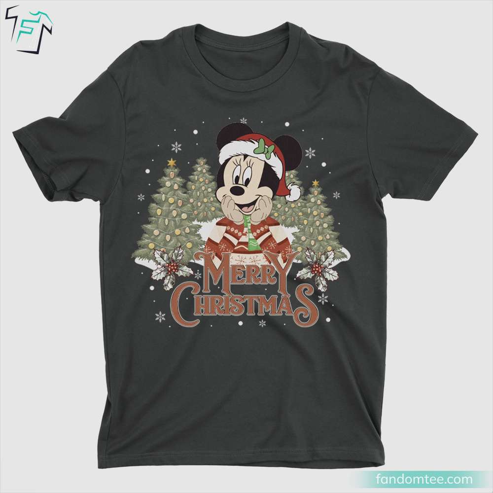 Vintage Minnie Mouse Shirt Disney Christmas Shirts
