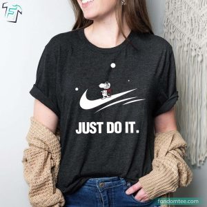 Just Do It Peanuts Snoopy Astronaut Shirt 3