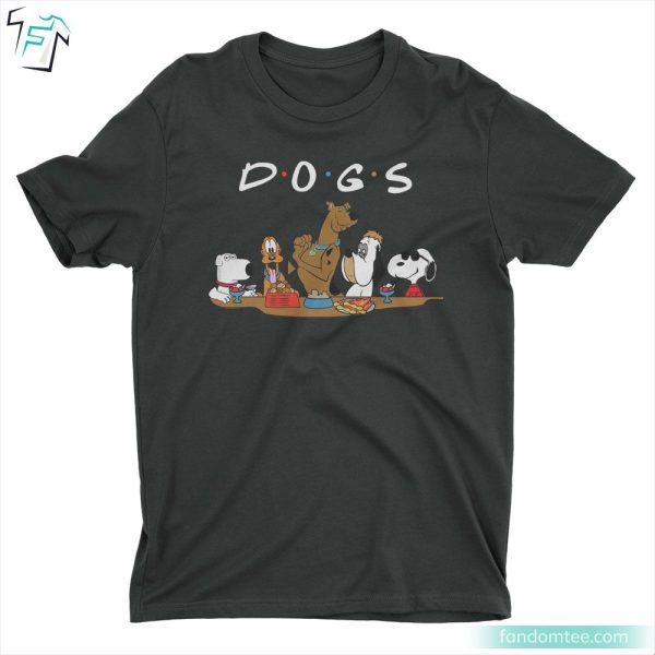 Snoopy And Friends Shirt Brian Goofy Scooby Doo Droopy Dogs Friends Shirt