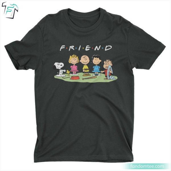 Snoopy Friends Shirt The Peanuts Gang In Friends TV Show Shirt