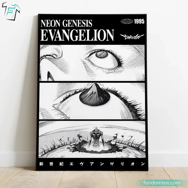 Neon Genesis Evangelion Poster Anime Wall Decor