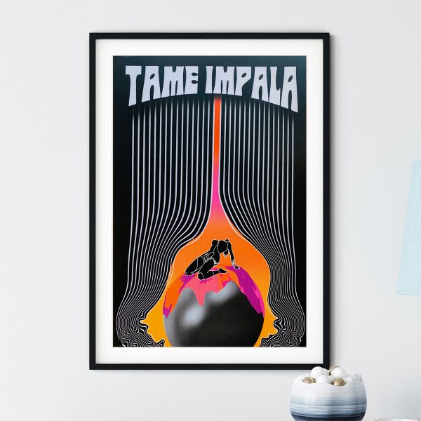Vintage Tame Impala Poster Album Cover Wall Art
