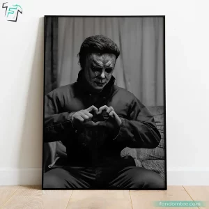 Heart Maker Michael Myers Poster Classic Horror Movie Wall Art for Fans 3