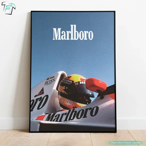 Marlboro F1 Poster Classic Racing Wall Art for Enthusiasts