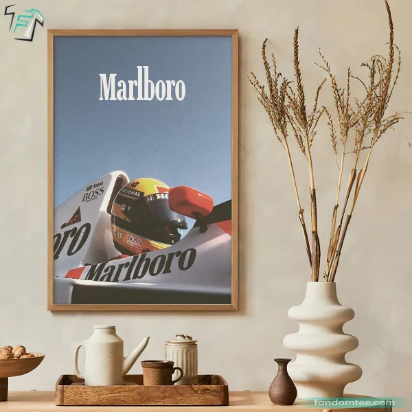 Marlboro F1 Poster Classic Racing Wall Art for Enthusiasts