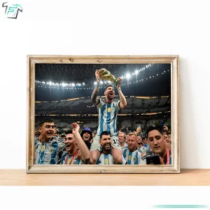 Messi World Cup Poster Iconic Soccer Art 2