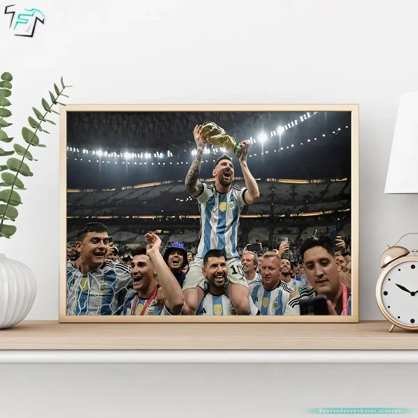 Messi World Cup Poster Iconic Soccer Art