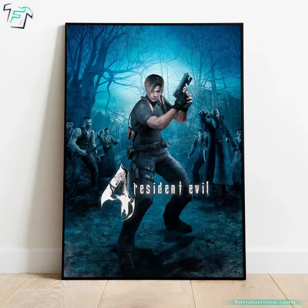 Resident Evil 4 Poster Iconic Horror Game Art