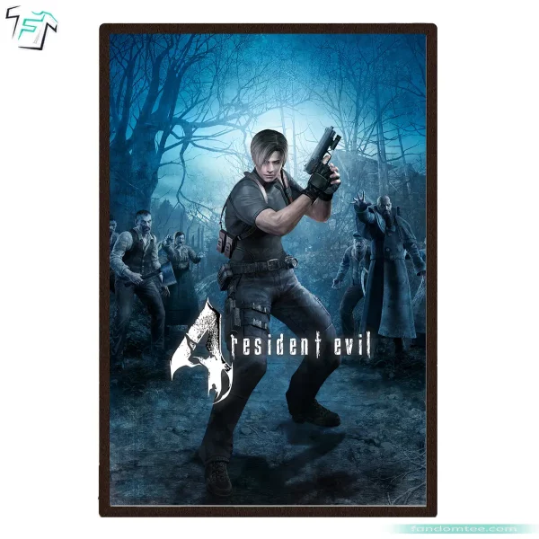 Resident Evil 4 Poster Iconic Horror Game Art