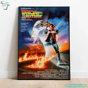 Vintage Back To The Future Poster Unframed Wall Art Print for Home Decor 3