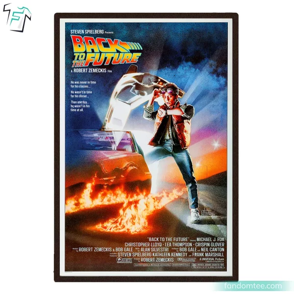 Vintage Back To The Future Poster Unframed Wall Art Print for Home Decor