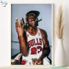 Vintage Michael Jordan Basketball Poster Iconic Sports Wall Art 4