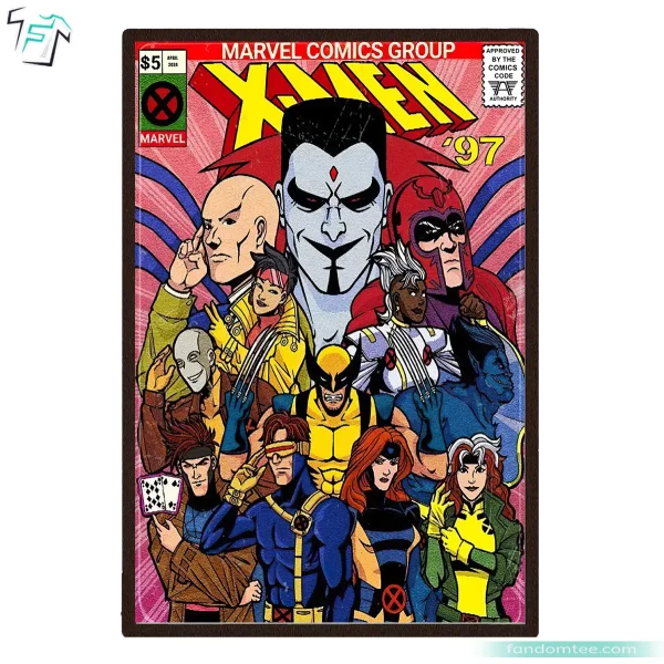 X Men Poster Classic Superhero Wall Art