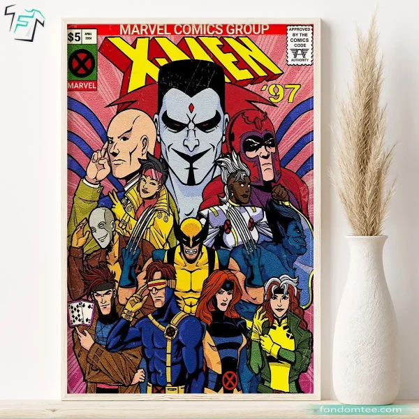 X Men Poster Classic Superhero Wall Art