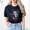 Ch Ch Ch Meow Meow Meow Scary Spooky Halloween Cat Shirt 2