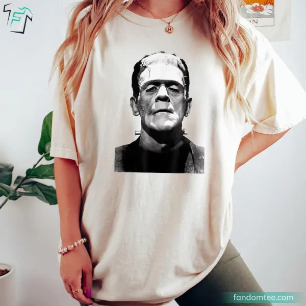 Classic Halloween Monster Horror Movie Frankenstein T Shirt For Fans Gift