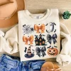 Cute Coquette Halloween Pumpkin Shirt Funny Halloween Things Tee 1