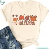 Cute Pumpkin Tis The Season Fall Shirt Funny Game Day Football Season Tee