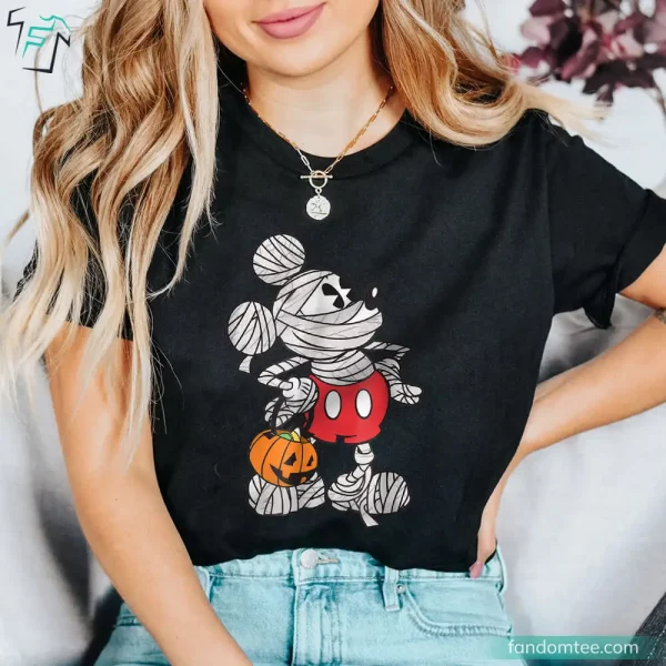 Disney Mummy Mickey Mouse Halloween Shirt for Disney Fan Lovers