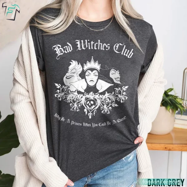 Disney Villains Bad Witches Club Group Shot Disney Halloween Tee