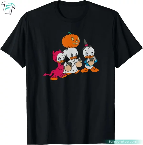 DuckTales T Shirt Funny Halloween Trick Or Treat Costume Portrait Tee