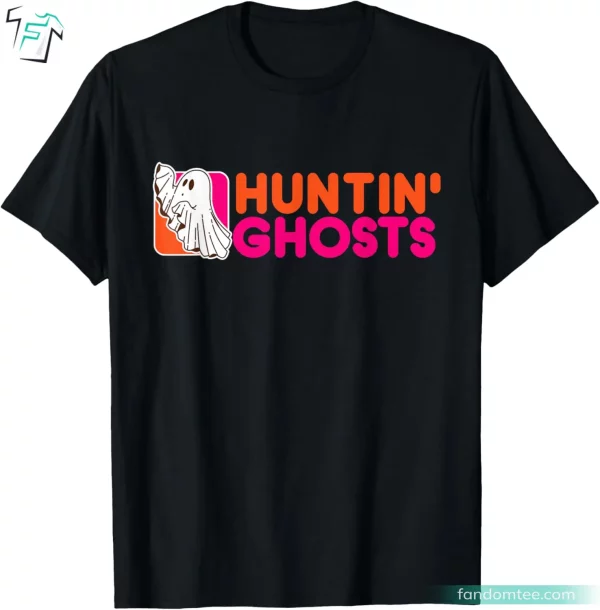 Dunkin Donuts Funny Hunting Ghost Shirt