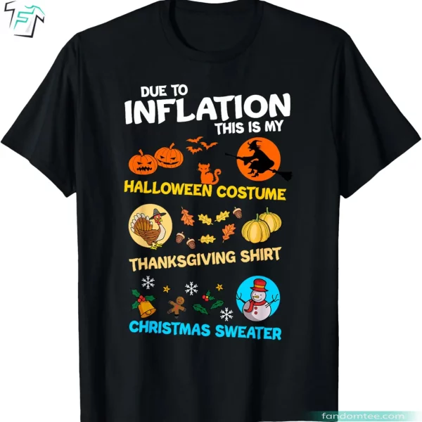 Funny Cute My Spooky Halloween Shirt Funny Thanksgiving Christmas Fall Graphic Tee