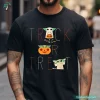 Funny Grogu and Pumpkin Trick or Trick Star Wars Halloween Costume Shirt 3